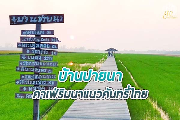 “ร้านบ้านปายนา” คาเฟ่ริมนาสุดปังในนครชัยศรี